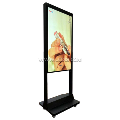 43 polegadas Alto brilho Display de dois lados tela de publicidade para vitrine