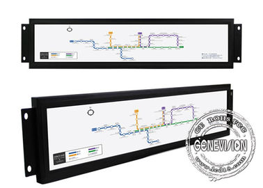 exposição esticada ônibus da barra do brilho alto de Android do trem do quadro aberto da exposição de um Wifi LCD de 28 polegadas