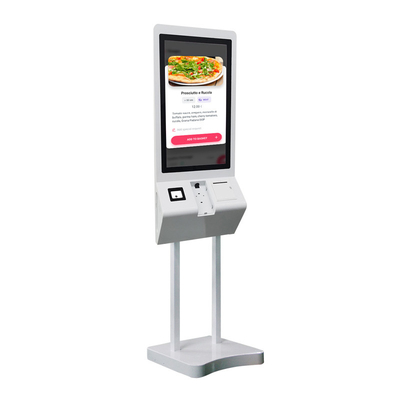 27 polegadas Restaurante Self-Service Quiosque capacitivo touch screen com sistema Android 7.1