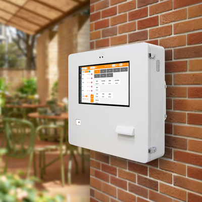 Máquina de pagamento de tela sensível ao toque Quiosque 21,5'' exterior IP65 à prova d'água 1500nits Alto brilho