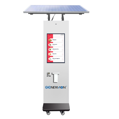 27 polegadas Outdoor Self-Service Order Kiosk com sistema de energia solar
