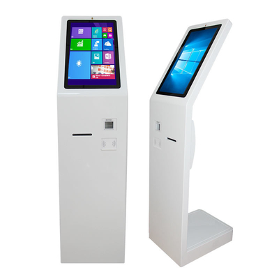 19 polegadas de tela sensível ao toque sinalização digital tudo em um Pc Stand Computador tela LCD com impressora