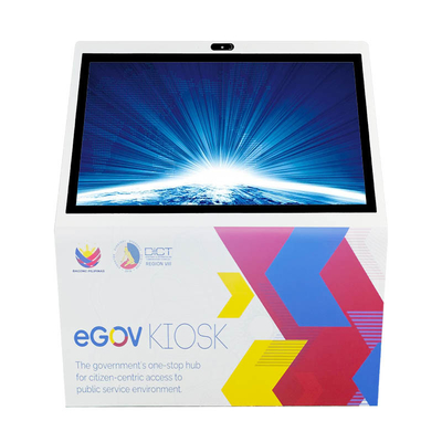 55 Inch Live 2 Way Video Chat Touch Screen Kiosk Com Câmera E Microfone