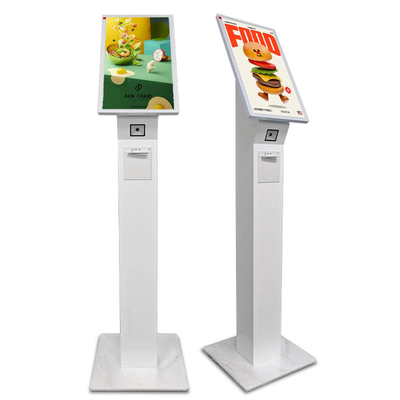 15.6 21.5 23.8 polegadas Stand Vertical Branco Servir Mais Inteligente Quiosque de Autoserviço