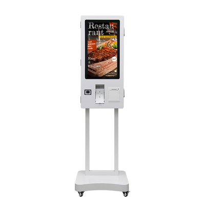 Quiosque Interativo com Tela Sensível ao Toque de 24/32/43 Polegadas com Sinalização Digital, Terminal de Pagamento Self-Service