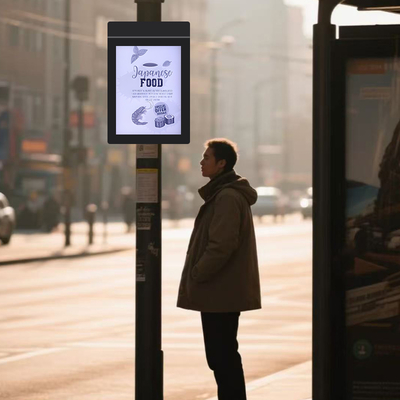 13.3 polegadas E tinta papel eletrônico à prova d'água Outdoor Android Digital Signage