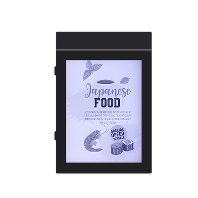 E Ink 13,3 polegadas de parede exterior montado tela Sistema Android WIFI LCD Digital Signage Player Quiosque Publicidade para o Museu da Estação