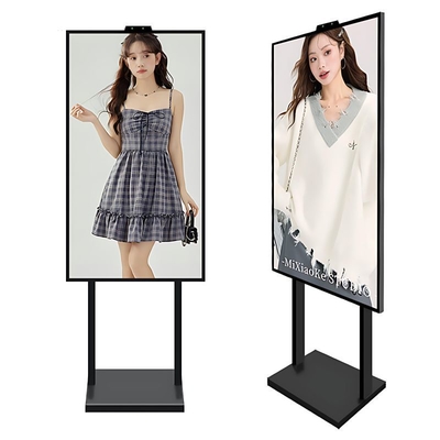 49 polegadas Alto brilho Piso Stand tela LCD Digital sinalização publicitária mostrador quiosque