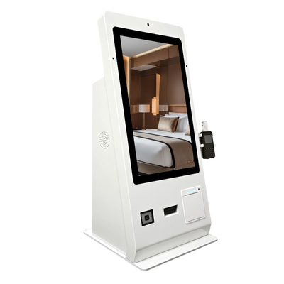 Dispensador de Chaves de 24 Polegadas, Quiosque de Autoatendimento com Dispensação e Coleta de Cartões de 13,56 MHz