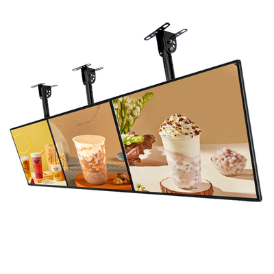 Painéis de Menu Digitais de 43 Polegadas com Montagem na Parede, Display LCD para Exibição de Menu de Restaurante
