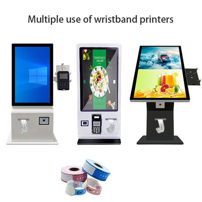 Hospital Medical Center Wristband Printer Touch Screen Payment Kiosk in 22inch 24inch 32inch