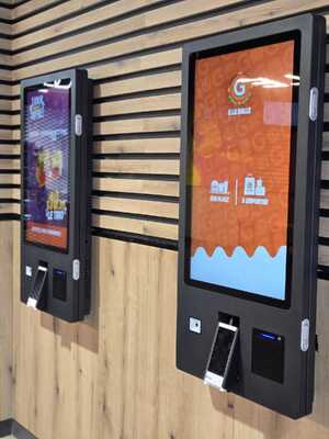 24 32 Polegadas Quiosque de Pagamento Automático Interativo com Tela Sensível ao Toque Máquina de Autoatendimento