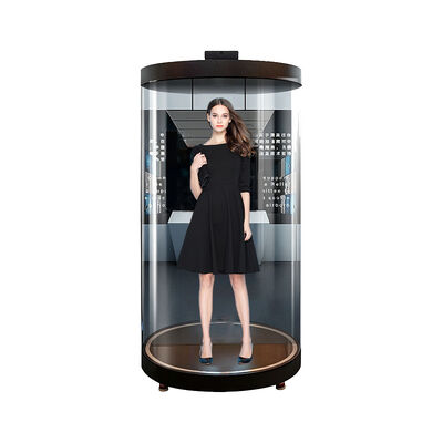 21.5 polegadas 75 polegadas Sistema Android Tecnologia de Inteligência Artificial Mini LED Digital Holográfico Humano Vitrine Quiosque de Publicidade