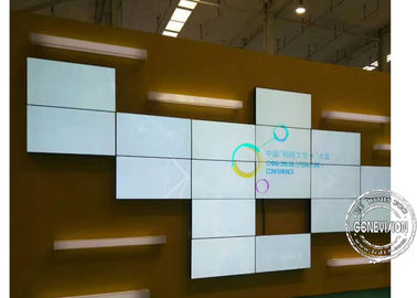 Monitor Frameless do Lcd da parede video do Signage de Digitas da forma irregular 55