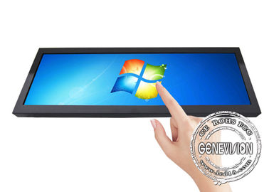 Informação esticada fixada na parede 19 da pergunta da exposição do Lcd. 7 polegadas com sistema de Windows