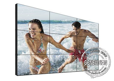Tevê 4K do tela plano da montagem da parede da conferência 46 exposição da propaganda de Hd 3*3 Lcd da polegada
