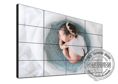 Tela do Lcd da montagem da parede 4*4, monitores dos telas tácteis função do apoio 4K de 45/49 de polegada