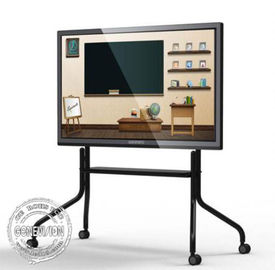 Quiosque de 86 multimédios interativos do LCD do tela táctil da polegada