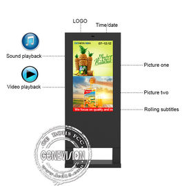 Brilho alto 2500cd fora da rede wireless IP65 de Android Wifi do Signage de Digitas