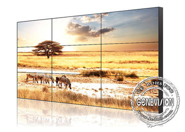 Pavimente o painel Hd completo 1920*1080 da moldura da polegada 3x3 5.3mm do monitor de exposição 55 do LCD do suporte