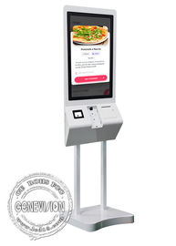 Tela táctil capacitivo do quiosque fino super do serviço do auto do restaurante de 27 polegadas com sistema de Android 7,1