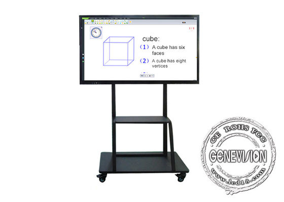 Tela táctil Whiteboard de 65 polegadas para o ensino da escola