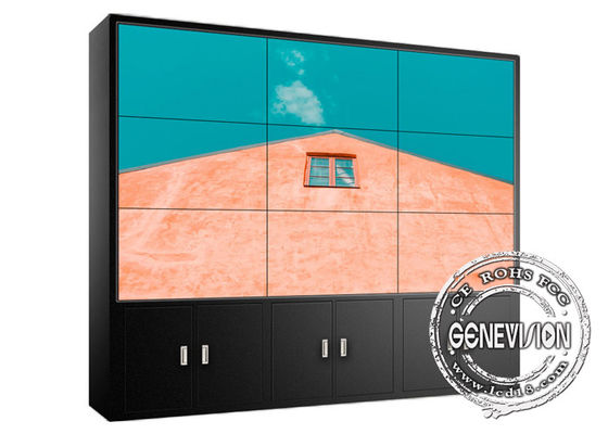 parede video do LCD da moldura estreita de 0.88mm