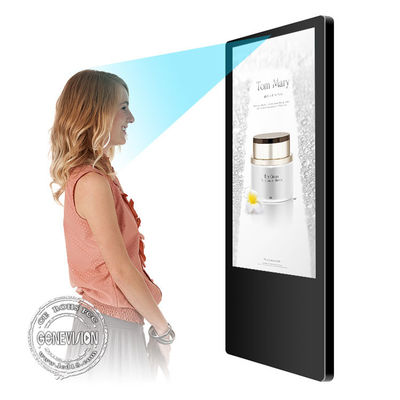 400CD/M2 Montagem de parede IA Reconhecimento facial LCD Anúncio de elevador e sinalização digital