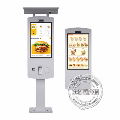 Palmprint Reader Android 10.0 IP65 Touch Screen McDonalds Máquina de encomenda de autoatendimento Google Smart Tap