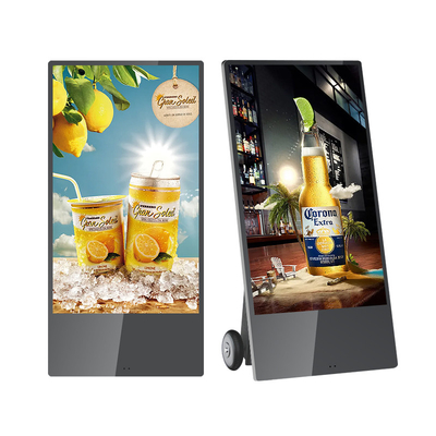 Signage capacitivo a pilhas exterior do LCD Digital do toque 43200mAh com sistema de Android